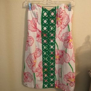 Strapless Lily Pulitzer dress